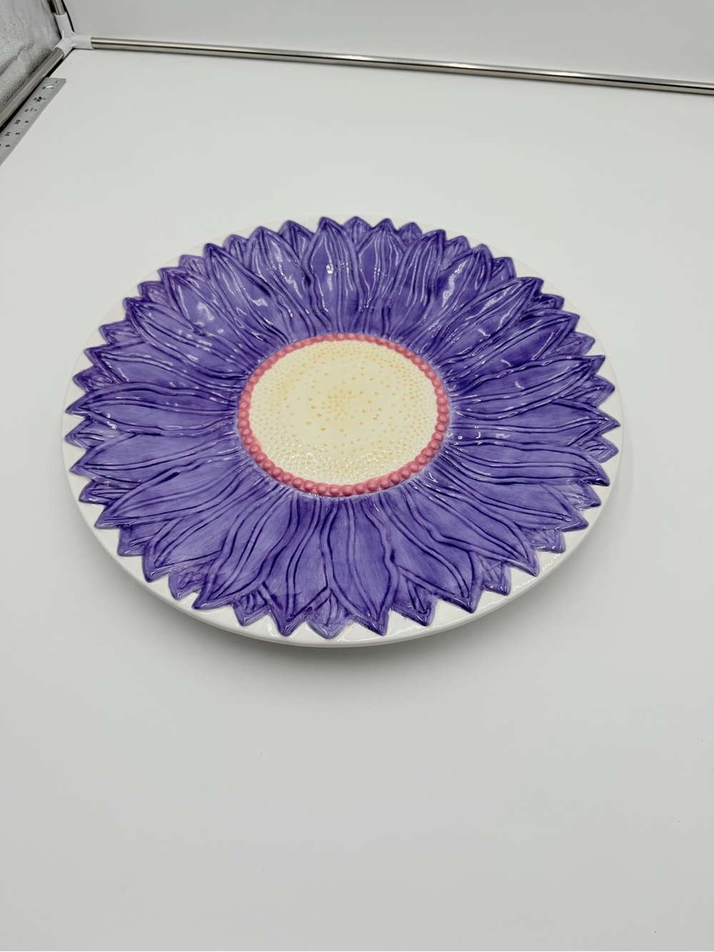 Pfaltzgraff Emma Purple Sunflower
Serving Platter 14" Floral Ceramic
Plate